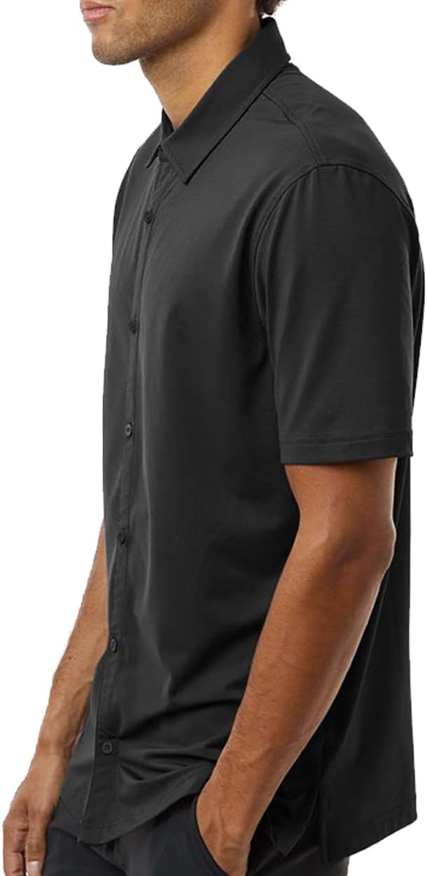 Adidas Custom Embroidered Short Sleeve Button Down Shirt