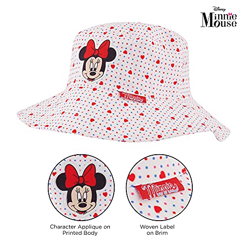 Disney Toddler Sunhat, Minnie Mouse Kids Bucket Hat And Matching Girls Baseball Cap For Beach, Size 2-4, 2-4T #TOP3