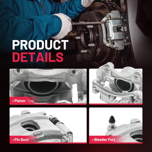 Image of BDFHYK 19-B1218 19-B1219 Front Disc Brake Caliper Assembly Compatible with INFINITI I30 1996-1997 /1999, Compatible with Nissan Altima /Maxima /Sentra 1989-1999, 1.6L 2.0L 2.4L 2.5L 3.0L V6 L4 GAS 2pcs