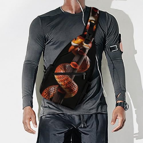 Mochila deportiva tipo sling blanca para hombres y mujeres miniatura 7