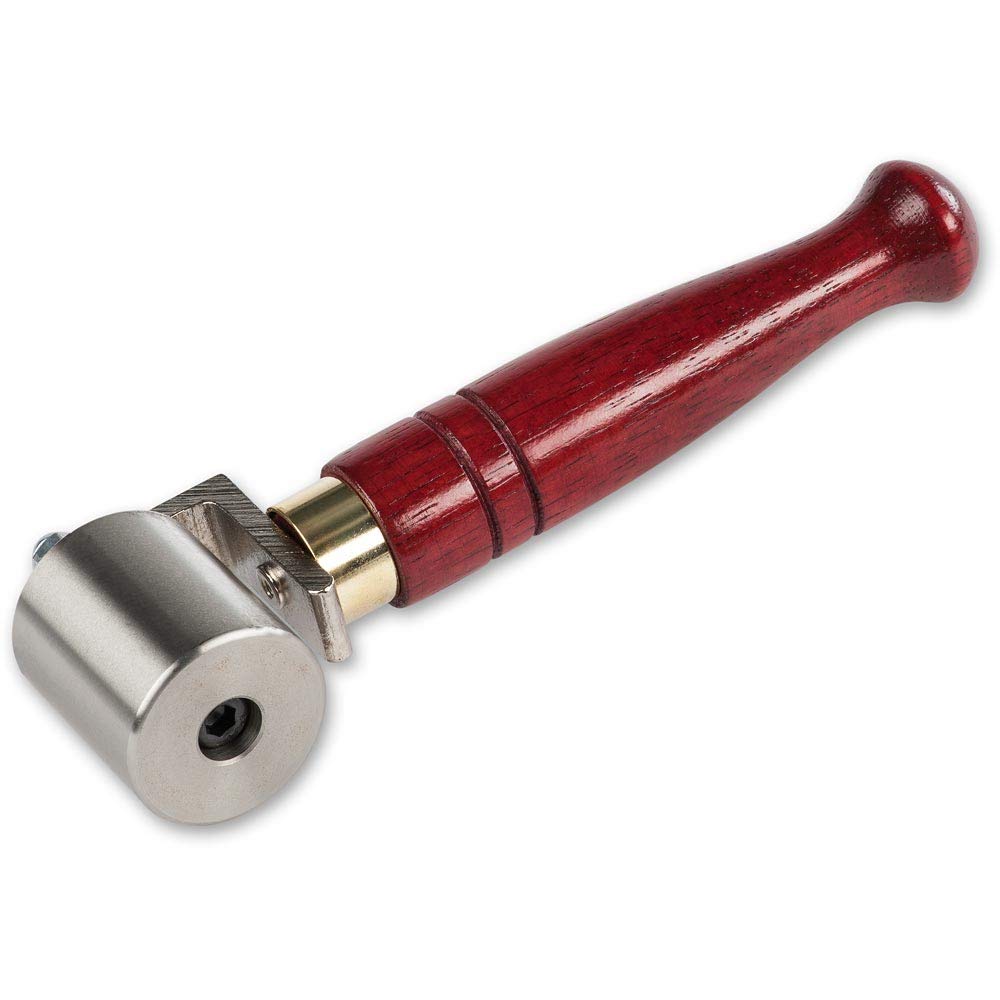 Axminster Workshop J-Type Veneer Roller - 40mm Stainless Steel