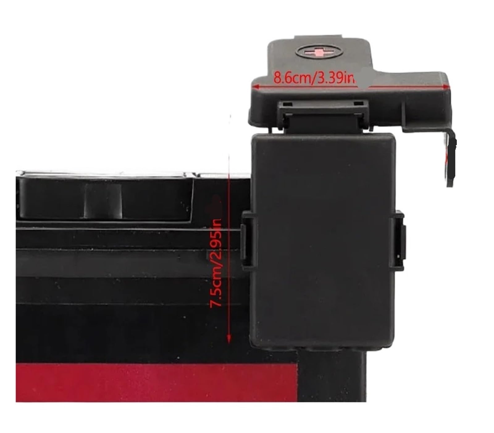 Support de la boîte à fusibles, Batterie de Voiture Automobile, 3 Voies/4 Voies, vis vers Le Bas, Bloc de Distribution d'énergie du véhicule, connecteur de bornes de Batterie(B)