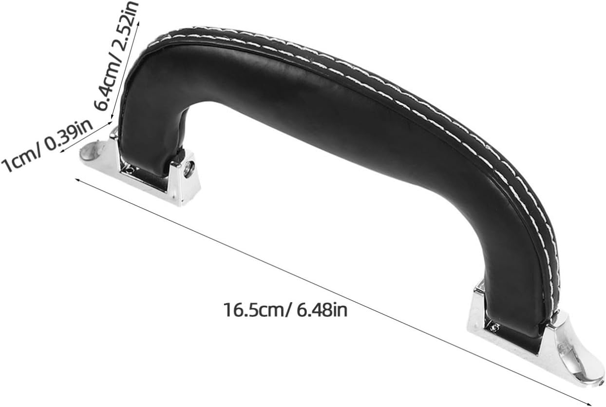 LIFKOME Leather Luggage Handle Replacement Guitar Case Handle Grip for Suitcase Toolbox Travel Bag 6.49 inch 2 Pack