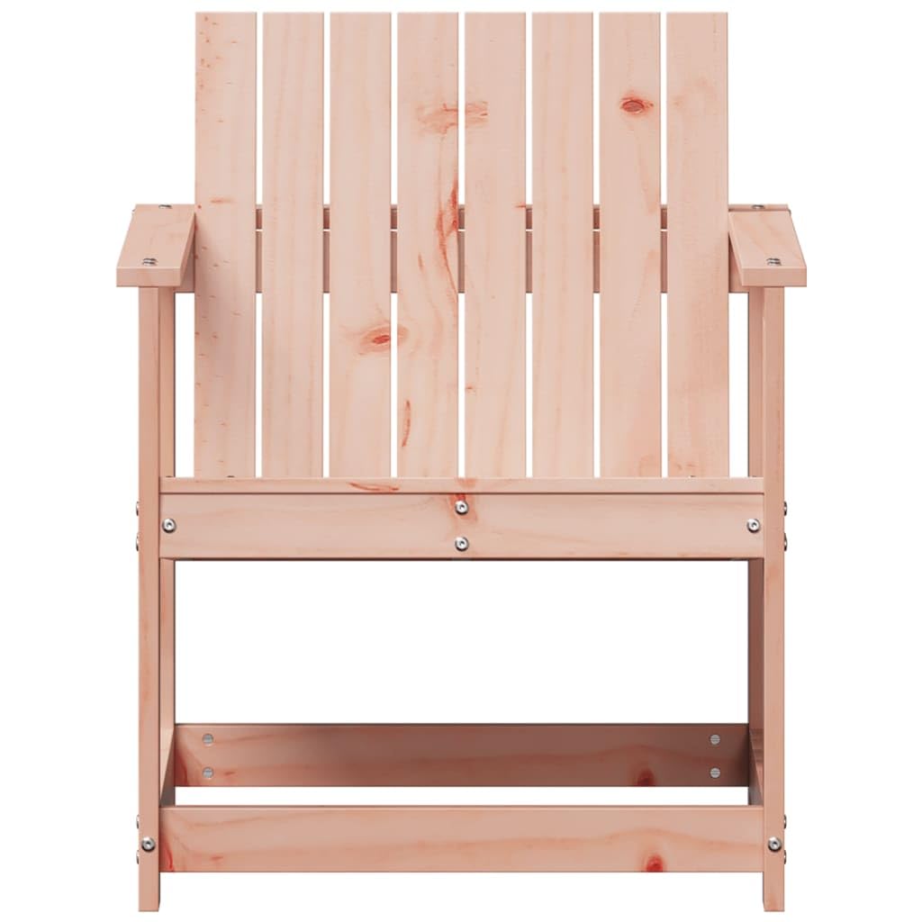 Sedia da giardino in legno massiccio Douglasie, 62 x 56 x 77 cm, poltrona da giardino in legno con braccioli e schienale, design a doghe per la secchezza, sedia stabile per esterni, per