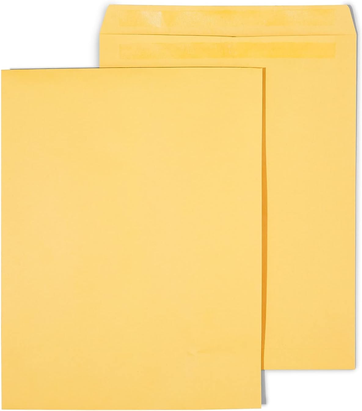 Staples 12 x 15.5 Kraft Self‑Sealing Catalog Envelopes, Brown, Heavyweight Peel & Seal Mailing Envelopes for Large Documents, 100/Box