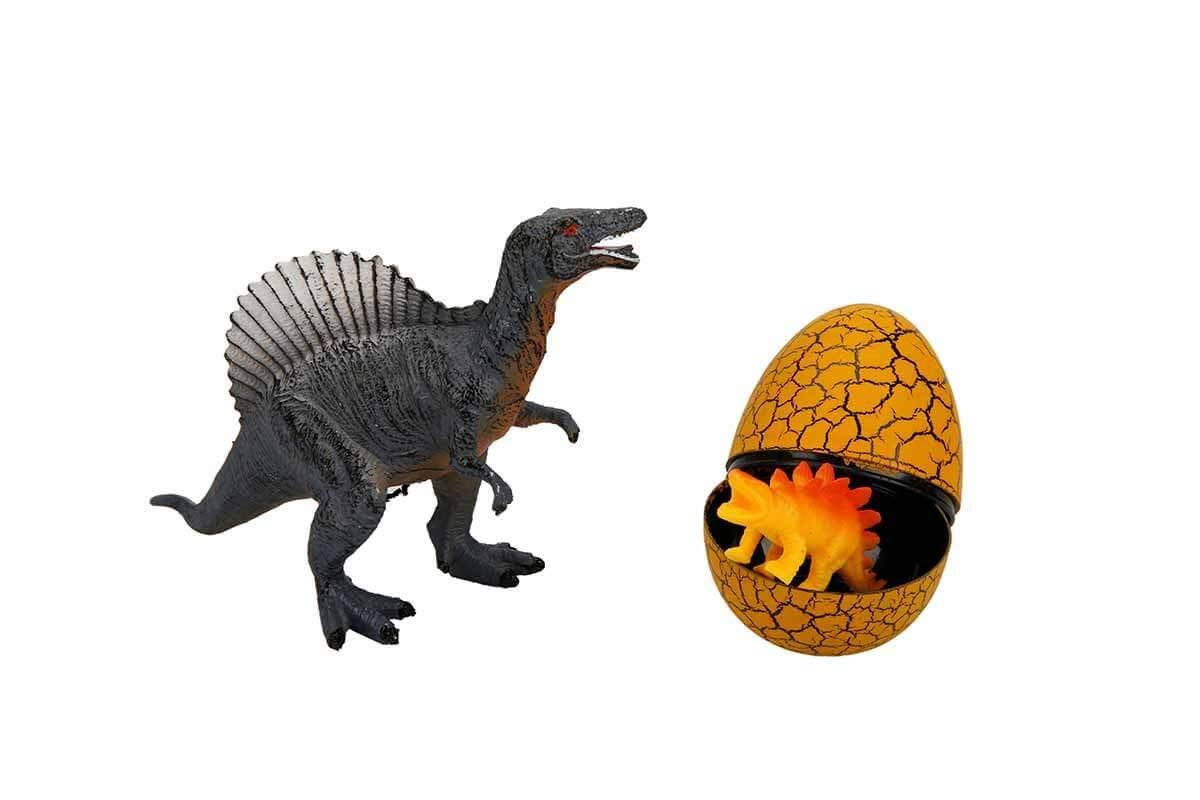 Sunman S00002695 Dinozor ve Yavrusu Oyun Seti, çok renkli