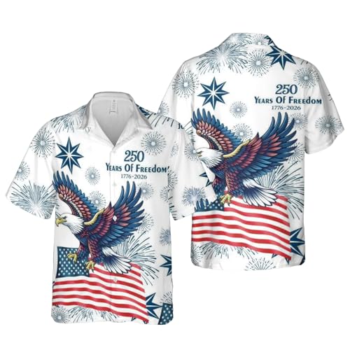 Image of Men's Hawaiian Wrinkle Free Short Sleeve Button Down Funny Tropical Floral Beach Vacation Shirt