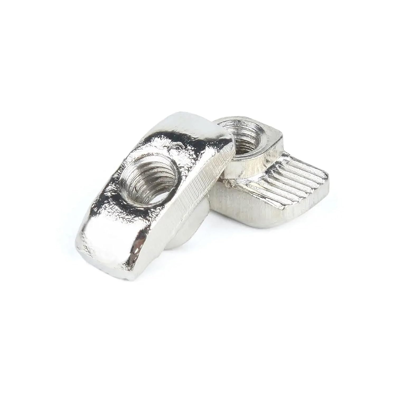 T-Nuts Carbon Steel Nickel Plated Aluminium Profile Nuts(15-M5 (20pcs))