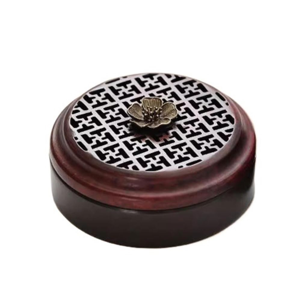 Incense Burner Home Indoor Chinese Aromatherapy Creative Ornaments Pure Copper Portable Incense Burner Waterfall Incense Burne