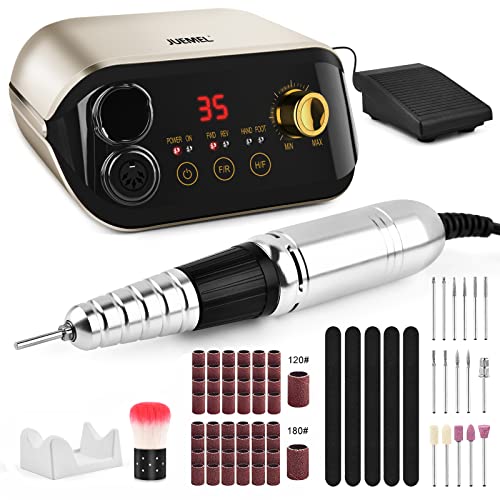 Professional Nail Drill Machine 35000 RPM with Foot Pedal...