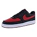 Nike Men's Court Vision Low Next Nature Sneaker, Black/University Red/White, 8