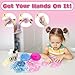 Pawhims 5 Pack Make Your Own Picky Pad, Skin Picking Fidget Toys, Pink Silicone Picking Pad, Sensory Fidget Toys for Adults Kids with Anxiety and Stress, Dermatillomania, Trichotillomania , ADHD, OCD