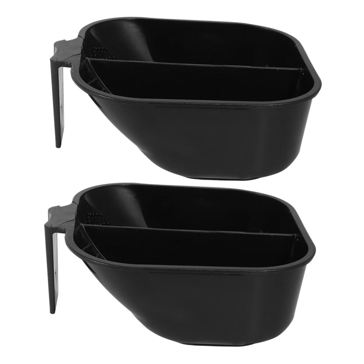 Gogogmee Hair Stylist Mixing Bowl Set 2 Large Bowls for Dye Mixing Partitioned Sections