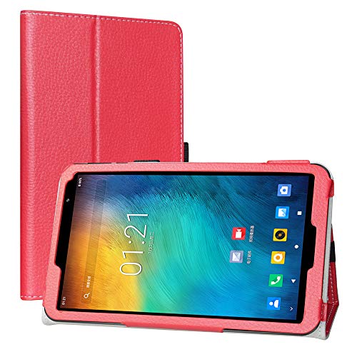 Labanema TECLAST P80X 8 Inch Tablet Case, Stand Folio Case Cover for 8.0" TECLAST P80X 8 Inch Tablet (Not Fit TECLAST P80 Pro) - Red