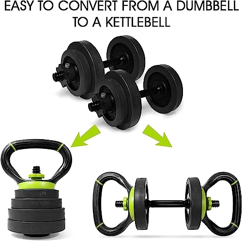 Yes4All Poignée Kettlebell Ajustable, Convertisseur de Disques avec Poignée Texturée pour Swings, Deadlifts, Squats, Lifts, Get-Ups et Snatches, Design Portable pour Salle de Sport à Domicile – Image 6