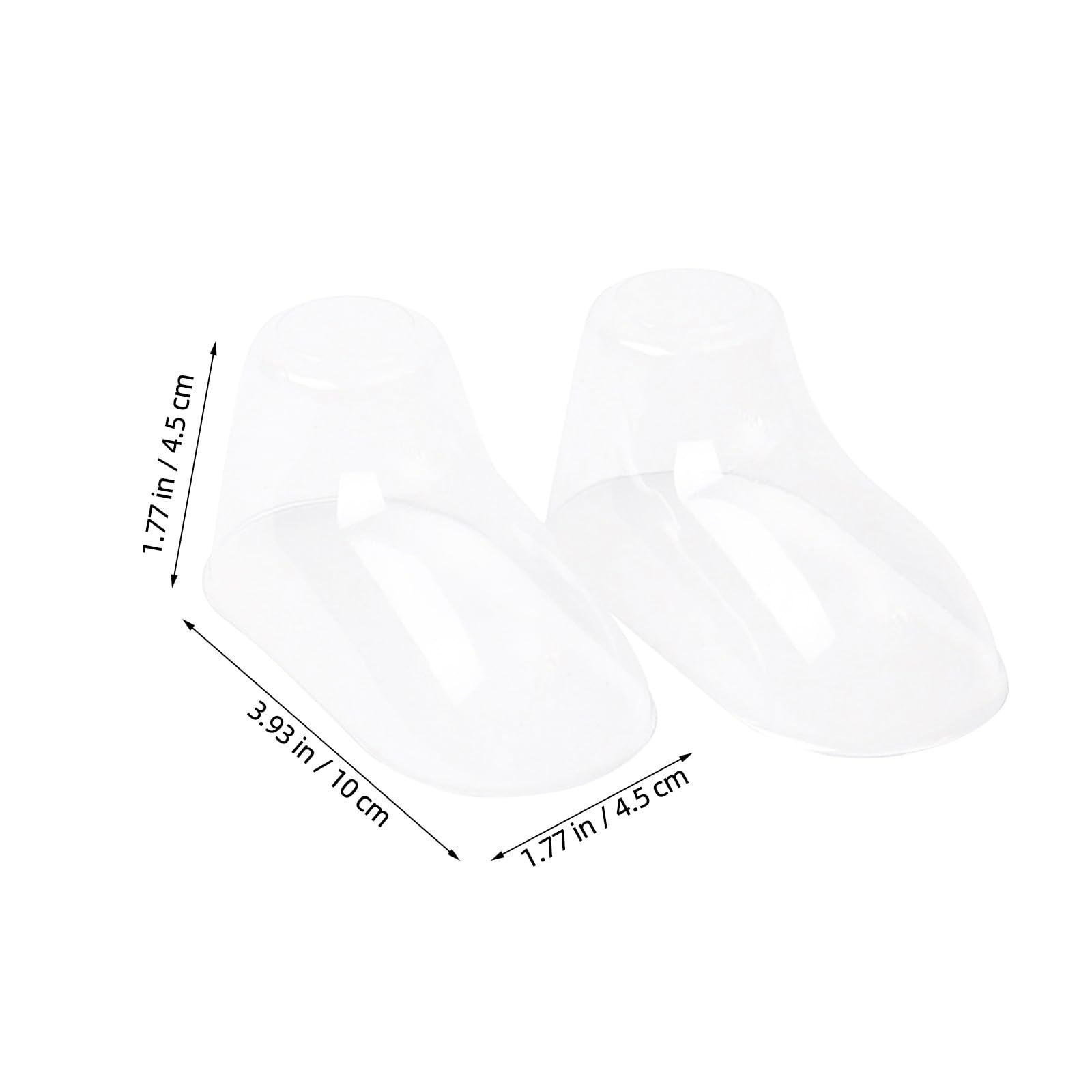 100 Stück Pvc Kunststoff Babysocken Präsentationsständer für Kleinkinderschuhe mit Schuhformhalter zur Schuhformbewahrung und Vermeidung von Falten und Kleinkindbereich