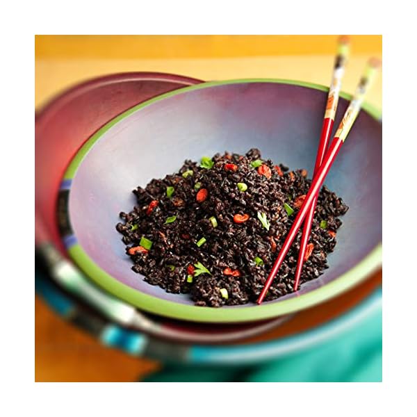 Lotus Foods Bulk Organic Forbidden Black Rice – Gluten-Free, Gourmet & Certified Organic Heirloom Whole Grain Rice, 0.94 pound (Pack of