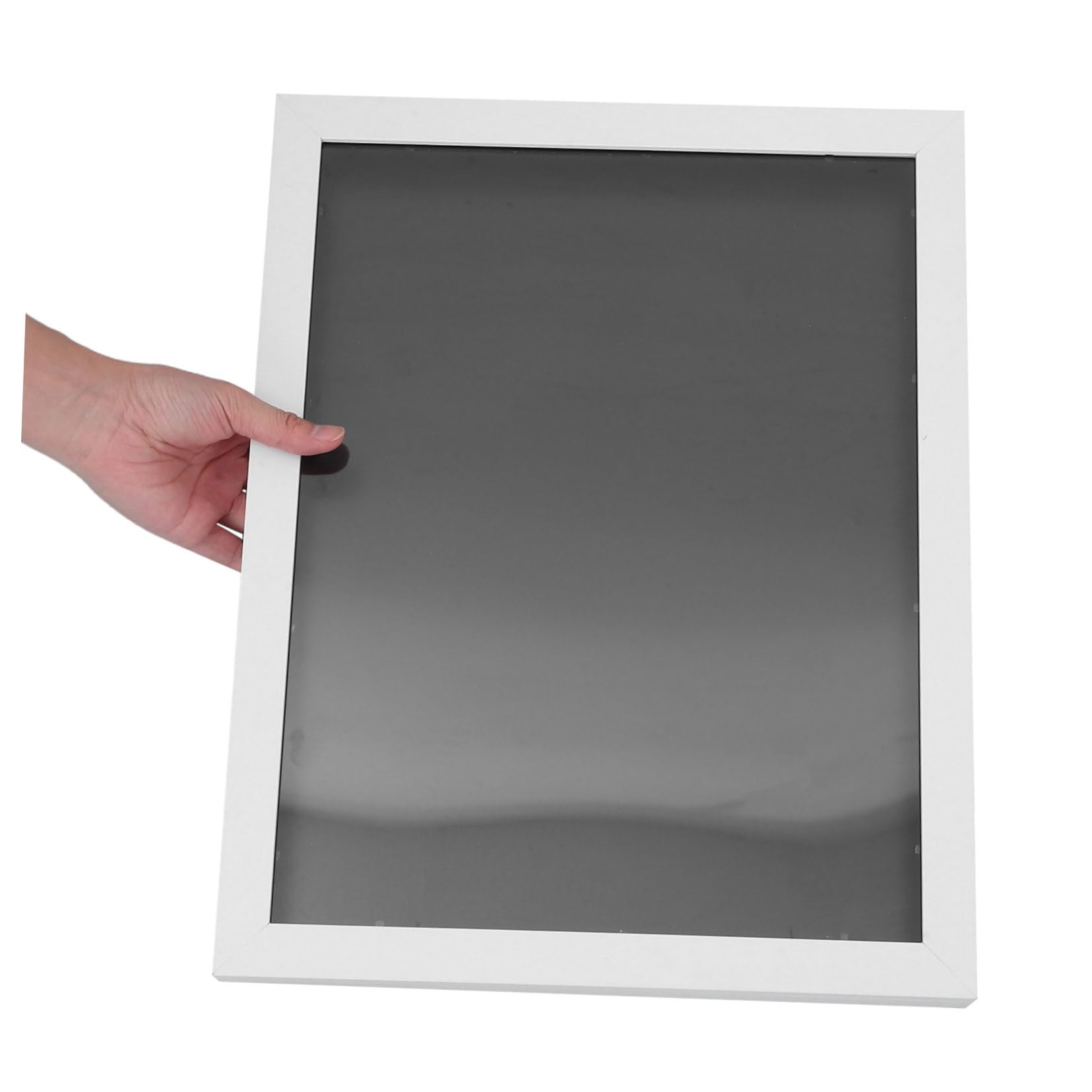 Homoyoyo Marco Para Camiseta De Fútbol 14x18 Cm Caja De Sombra De Madera Transparente Protección Anti Polvo Para Decoración Deporte y Recuerdos Soporte Para Pared