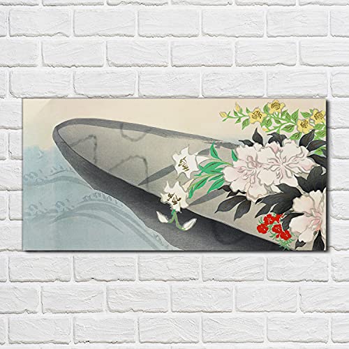 Impression sur verre acrylique haut de gamme Fleur De Fleurs 100x50cm