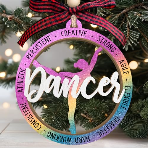 MAPDTWO Dance Ornament - Dancer Christmas Ornaments for Tree - Dancing Thank You Gifts for...