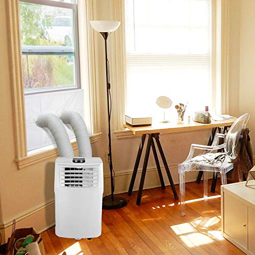 HOOMEE Fensterabdichtung für Mobile Klimageräte, Zum Anbringen an Schiebefenster Vertikal/Horizontal, Fensterabdichtung Klimaanlage für...