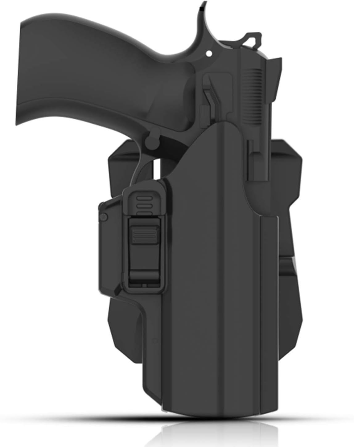 Universal OWB Paddle Holster fits Glock 17 19 19X 45, S&W M&P Compact