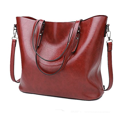 JLCorp - Bolsa de Piel Sintética Mujer