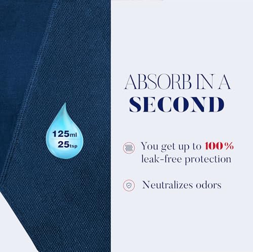 Image of Women Absorbent Incontinence Underwear Overnight Leak Proof Panties 3 Pack