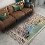 TAPPETO PRATICO: Può essere utilizzato come tappeto per soggiorno, tappeto per cucina, tappeto per bagno, tappeto per camera da letto, zerbino d'ingresso, tappeto da esterno, tappeto da interno, tappeto per cameretta, tappeto per ufficio, tappetino