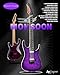 Leo Jaymz Electric Guitar Monsoon Series,Reverse Headstock,Mahogany Body,Roasted Maple Neck,Rosewood Fretboard,Locking Tuners,Rounded End Frets (Violet Flame)