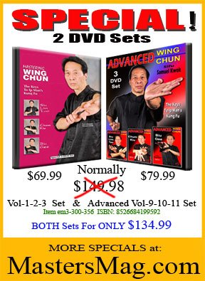 Wing Chun 2 DVD Sets Special - Vol-1-2-3 & Vol 9-10-11 by Samuel Kwok