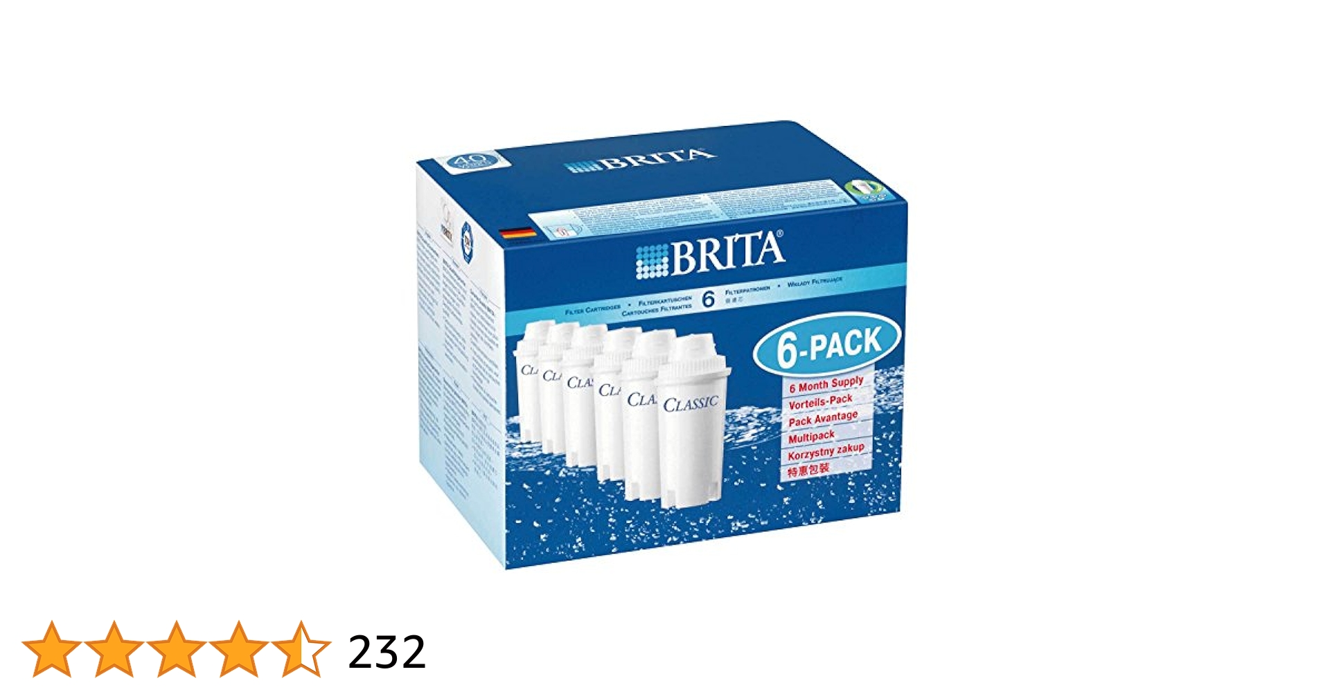 値引き　ブリタ クラシック カートリッジ 12個セット 日本仕様品 BRITA ブリタ クラシック交換カートリッジ ( 3コ入 )/ ブリタ