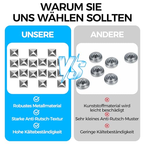 18 Stück Snowboard Stomp Pad,Selbstklebendes Ski Snowboard Stomp Pad,Winter-Schnee-Ski-Zubehör,rutschfeste Snowboard-Stomp-Pads für Winter Herren Damen Bietet Zusätzlichen Griff Beim Snowboarden