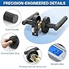 Amerdeco 4 Pack Matte Black Door Handles Interior,Knurled Privacy Door Handles with Lock,Heavy Duty Black Door Lever for Bedroom or Bathroom,Reversible Keyless for Left Right Handed Doors AM0033