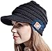 Produktbild GRXIN Entenzunge Bluetooth Strickmütze,Beanie Hat Bluetooth,Mit Peak Ladies,Music Hat Kopfhörer Lautsprecher Fashion Cap Headset Xmasdie Perfekte Wahl Für Geburtstagsgeschenke