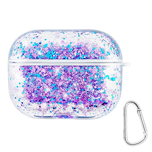 Best uCOLOR Purple Blue Glitter Waterfall Case for AirPods Pro 2019 360 Full Protective Shockproof Portable Cover with Key Chain for Earphone AirPods Pro Charging Case Discount 70% uCOLOR Purple Blue Glitter Waterfall Case for AirPods Pro 2019 360 Full Protective Shockproof Portable Cover with Key Chain for Earphone AirPods Pro Charging Case