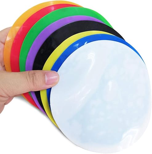 Miniatura 2 de LKXHarleya Juego de 3, agarre de silicona para frascos, almohadillas multiusos para abrebotellas y tapas de botellas, posavasos redondos de cocina