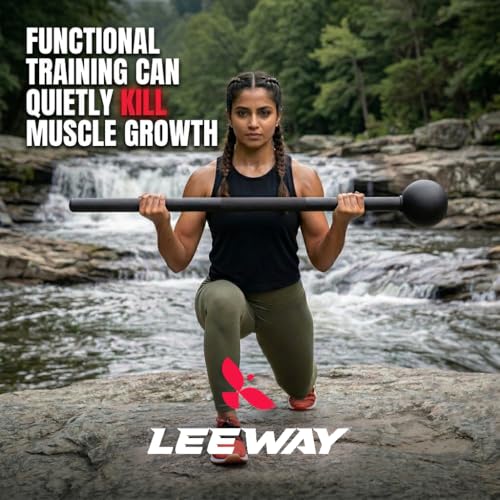 Image of Leeway (30kg) Macebell Mugdar Meel Indian Clubbell for Functional Training & Strength | Cast Iron Macebell | Gada Style Traditional Fitness Tool, Shoulder Mobility, Grip Strength (30kg Steel Mace)