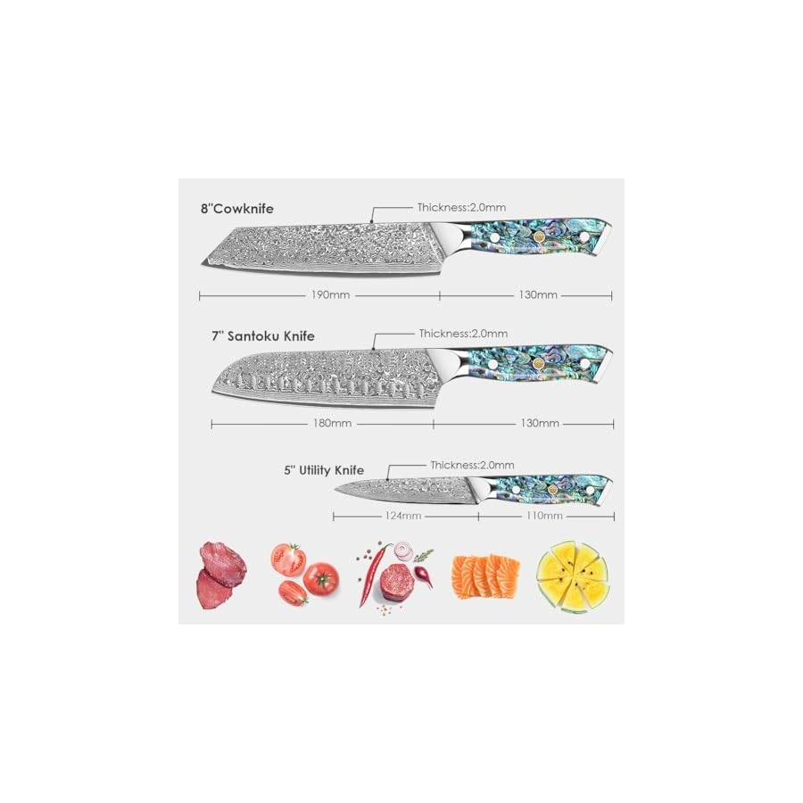 KEENZO-Damascus-chef-knife-set-3-pcsProfessional-kitchen-knives-setChefKiritsukeUtility-Knives-3pcskitchen-knife-setJapanese-hand-forged-VG-10-steel-cooking-knife-set KEENZO Damascus chef knife set 3 pcs, Professional kitchen knives set, Chef+Kiritsuke+Utility Knives 3pcs,kitchen knife set, Japanese hand forged VG-10 steel cooking knife set