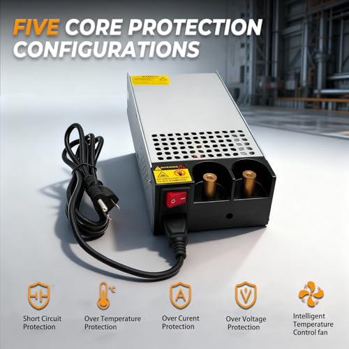 Image of New Version AC to DC 48V 31A 1500W Power Supply,120V to 48V Converter /110V to 48V Converter for 48v RV, Pump, LED Strip, LCD Monitor (DC48V-31A-1500W)