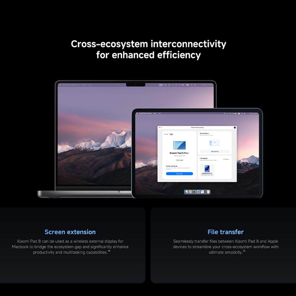 XIAOMI Pad 8, tablet 11,2", 8+256 GB, Android 16, Snapdragon 8s Gen 4, bateria o długiej żywotności 9200 mAh, ekran 3,2K 144 Hz, HyperAI, 45 W, z ładowarką (niebieski)
