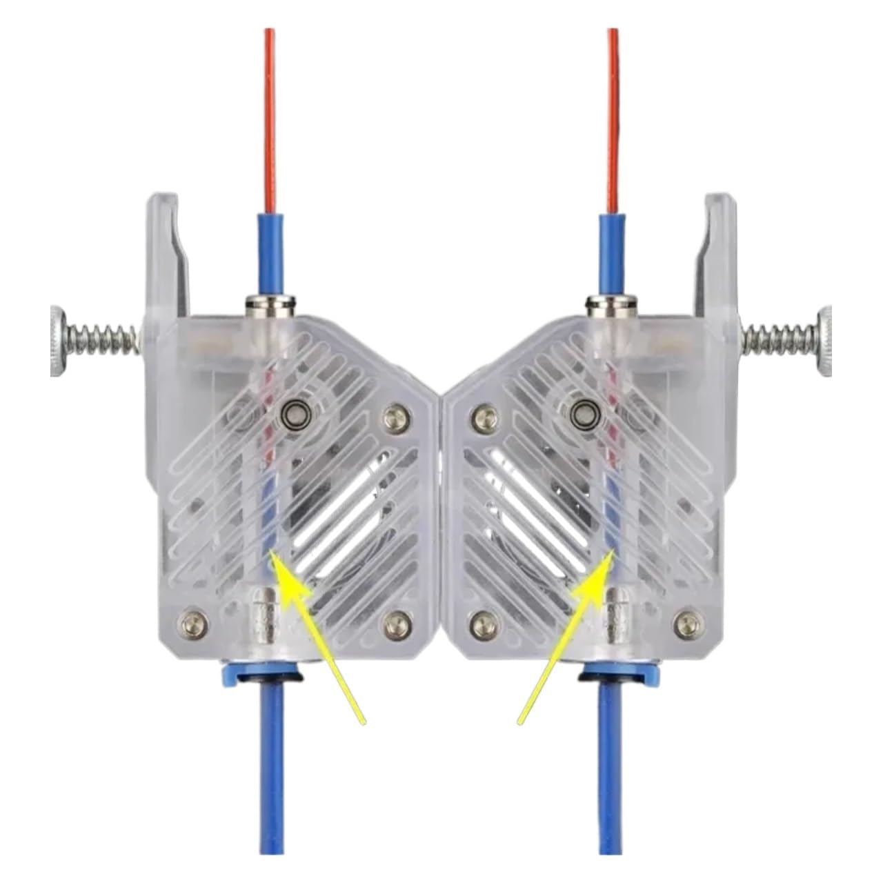 DDE Dual Drive Extruder kompatibel mit Bowden Extruder, präzise Zuführung, langlebig und einfache Installation(Right,Set 2)