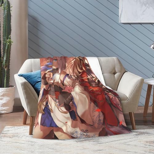 Osuki Azur Anime Lane Throw Blanket Cozy Ultra-Soft Micro Fleece Lightweight Blanket For Sofa Bedroom Living Room 60 Inchx50 Inch thumb #8