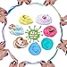 pokujyrt Butter Slime Kit with Multiple Colors, 42 Packed Slimes with 24 Decorative Toppings, Sprinkles, Craft Toy, Party Favors for Kids, Gift for Girl and Boys 6 7 8 9 10 11 12