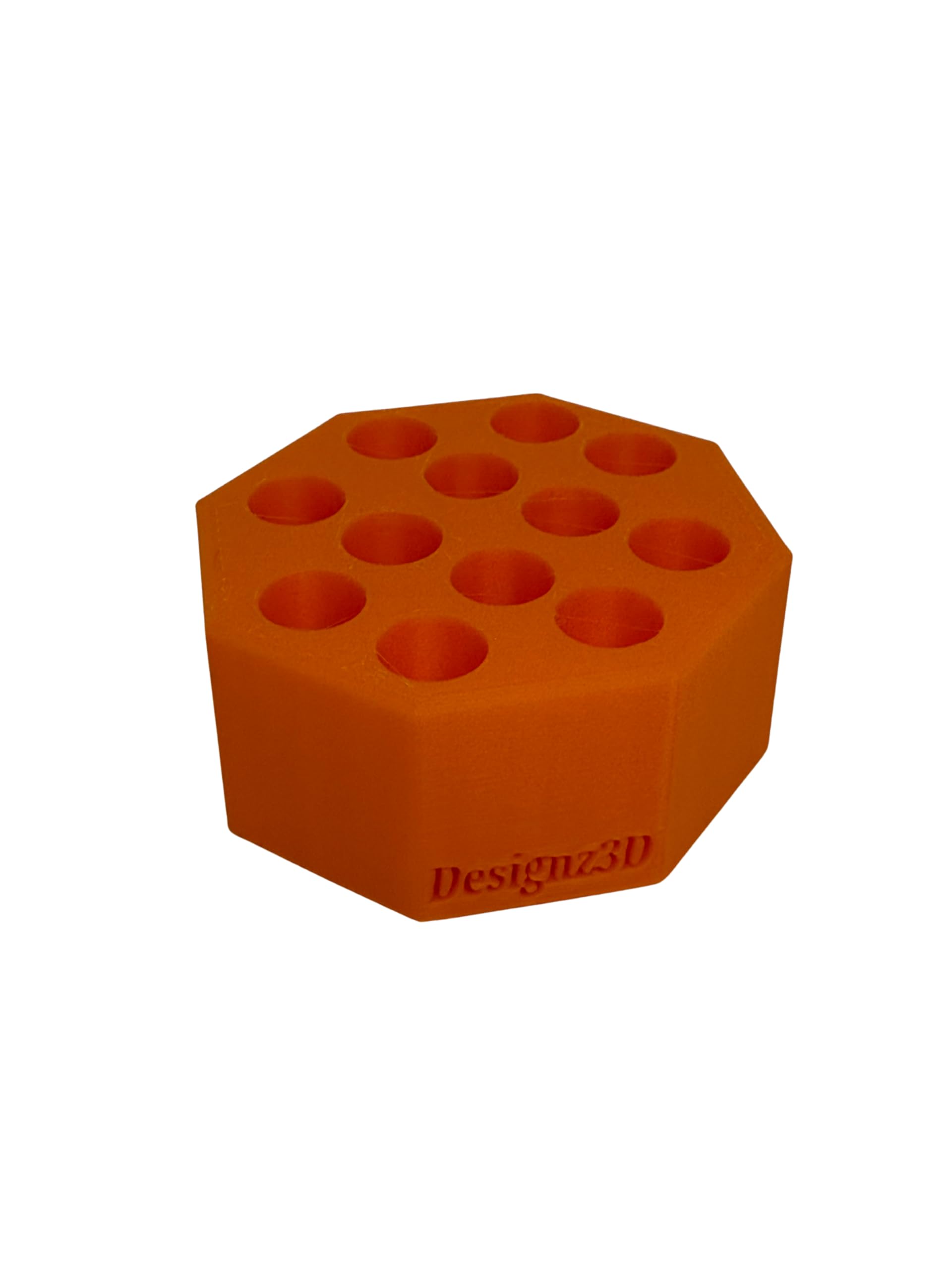 510 Cartridge and Battery Pen Holder Hexagon - 12 Spaces (Orange)