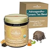 Botanical Lucidity Turmeric Chai Stocking Stuffers 2.06 Oz – Caffeine Free Herbal Tea with Turmeric, Ashwagandha, Licorice, Maca | Sugar Free Plant Based Drink | Serve Hot, Cold | Alt Latte, Tulsi Tea