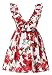 Happy Rose Little Girls Dress Beach Dress Sleeveless Flower 4
