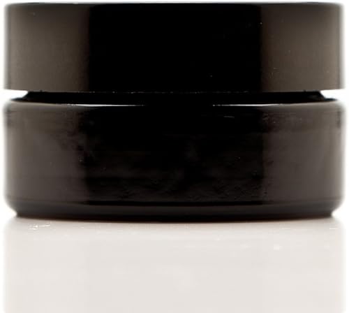 Miniatura 1 de Infinity Jars Juego de 10 tarros de cristal negro ultravioleta con tapa de rosca de 1.0 fl oz (1 fl oz)