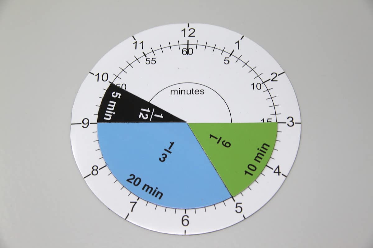 WISSNER® aktiv lernen - Orologio delle frazioni