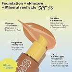 Kosas Revealer Liquid Foundation SPF 25 – Medium Buildable Coverage, Hydrating Natural Glow Finish, Medium Warm 240 - Image 4
